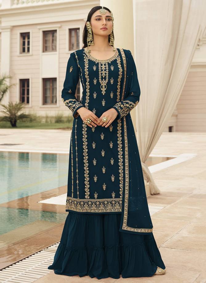 Lt nitya 73003  Heavy New Exclusive Wedding Wear Georgette Salwar Kameez Collection